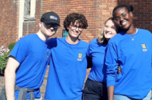 Student Ambassadors on the Open Day