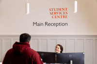 Student service reception
