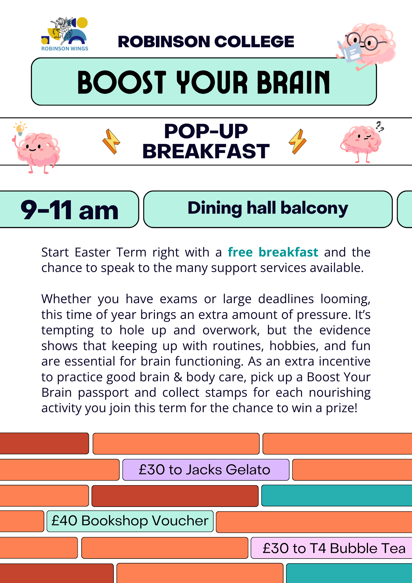 Boost Your Brain Breakfast | Robinson College