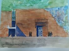 Robinson College Chapel Sketch