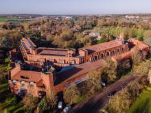 Drone View of Main College Building