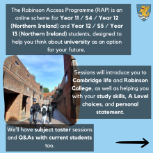 What is the Robinson Access Programme? 