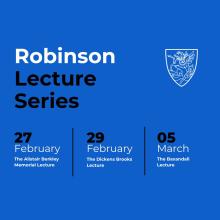 Robinson lecture series info