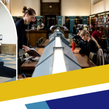Photos of the university library 