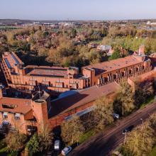 Robinson College building an aerial view by Spotyphoto